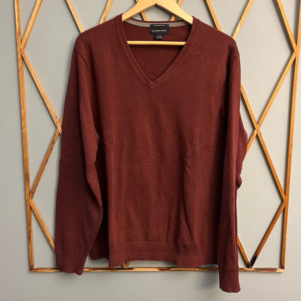 Lands’ End V-Neck Sweater